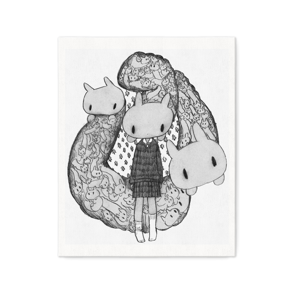 脱皮の手法 プリントキャンバス