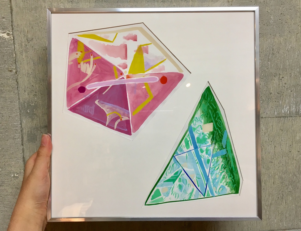 「惑星は夏 原画」2枚入 額装