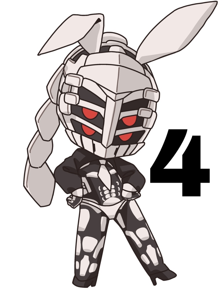 ALPHA デフォルメ/アクスタ(バニー)