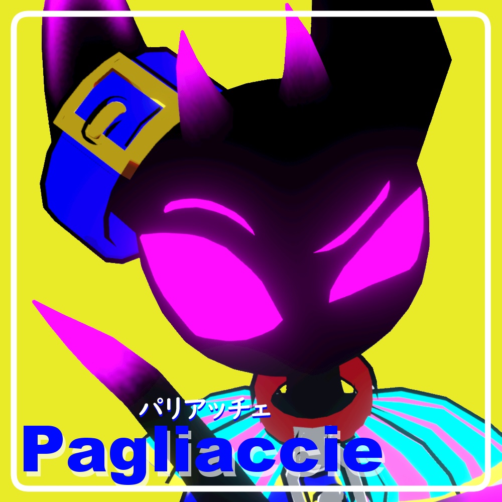 【オリジナル3Dモデル】Pagliaccie【VRChat】