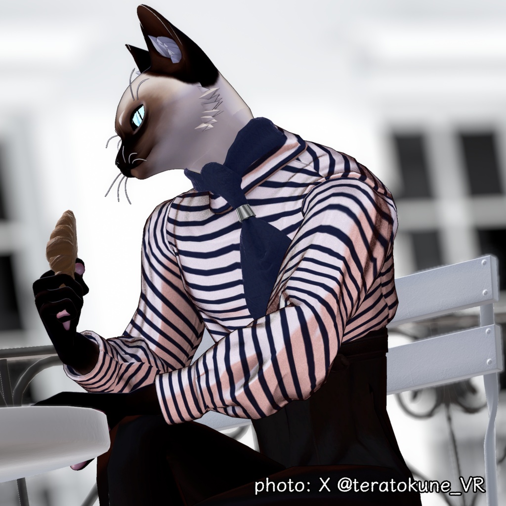 【VRChat想定アバター】Aster -アスター- 【3Dモデル】