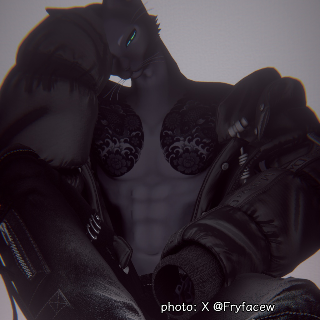 【VRChat想定アバター】Aster -アスター- 【3Dモデル】