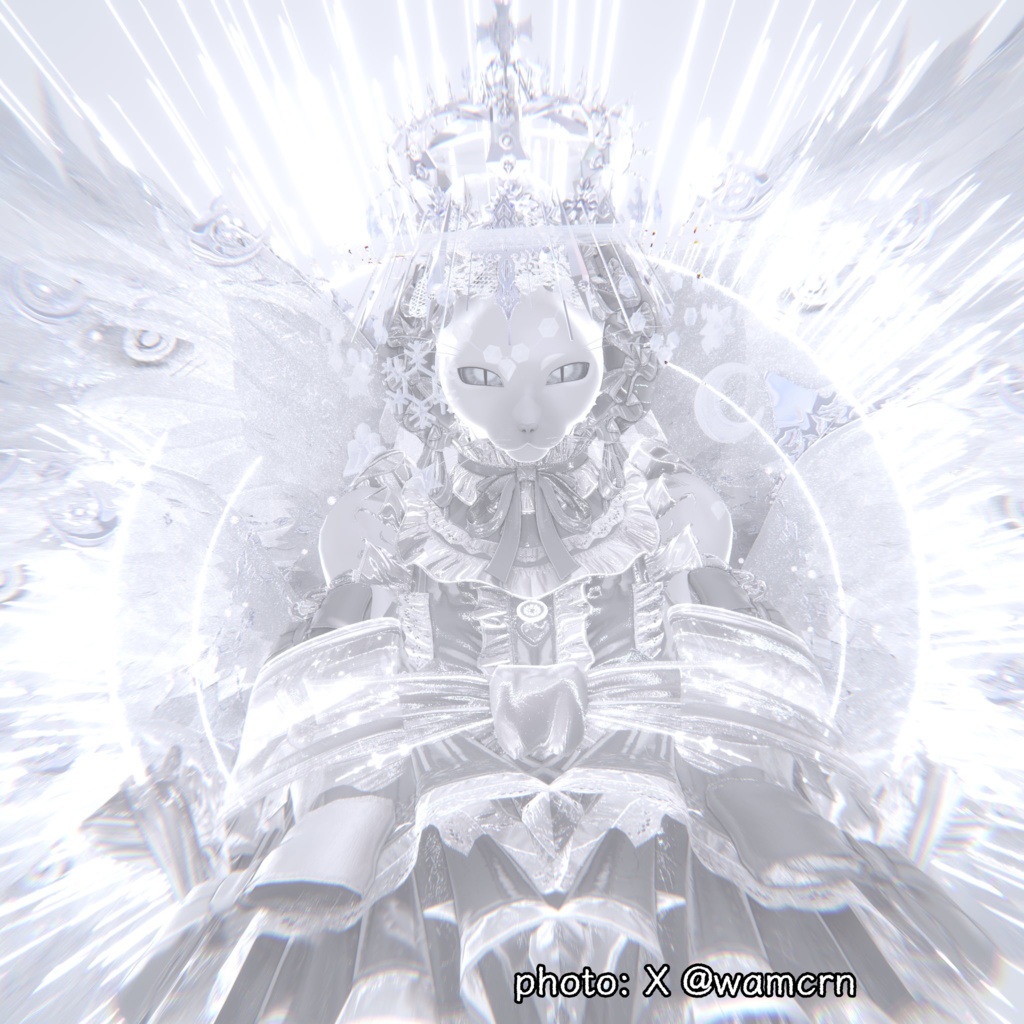 【VRChat想定アバター】Aster -アスター- 【3Dモデル】