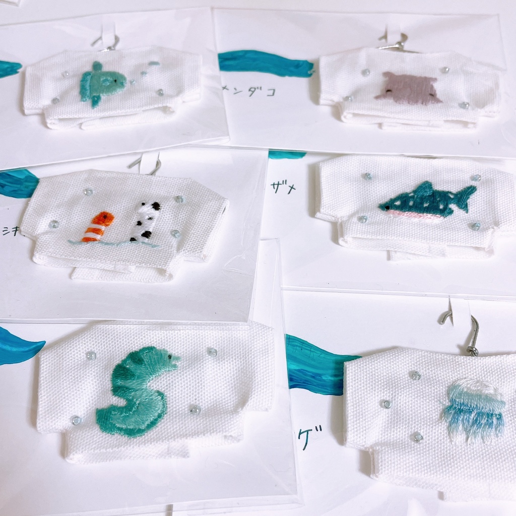 8/28(月) 21:30〜 海の生物Tシャツ①