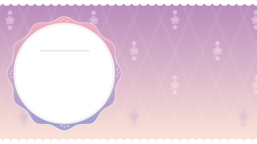 【Vtuberさん向け/無料有り】桜 配信画面 【全3色】