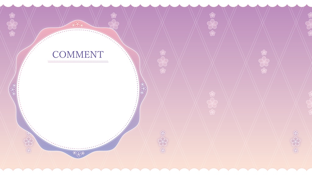 【Vtuberさん向け/無料有り】桜 配信画面 【全3色】