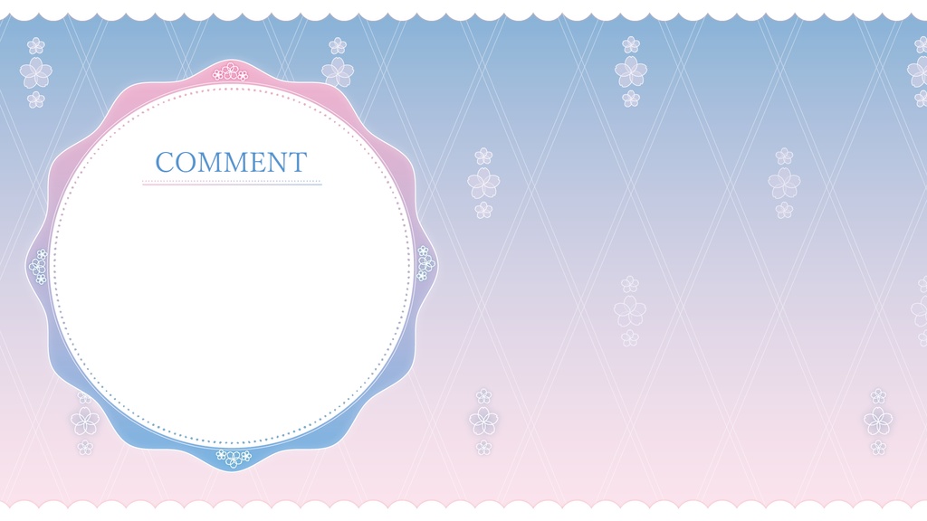 【Vtuberさん向け/無料有り】桜 配信画面 【全3色】