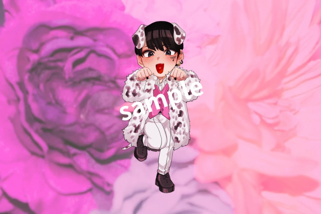 にゃんわんステッカー/永久