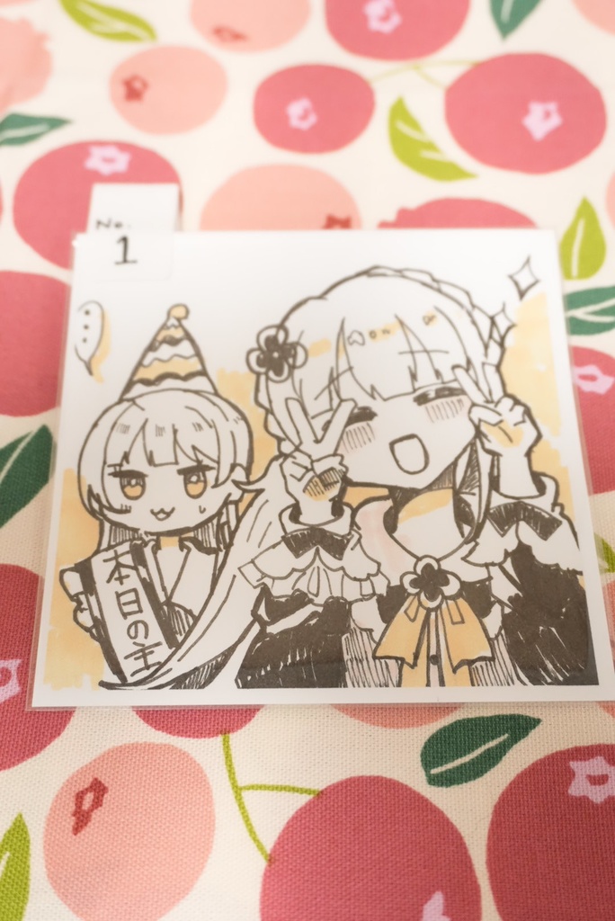 【98%1発描き】オリジナルイラスト【複製原画(カラー)】