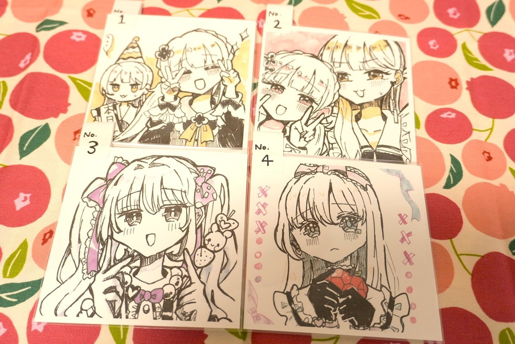 【98%1発描き】オリジナルイラスト【複製原画(カラー)】