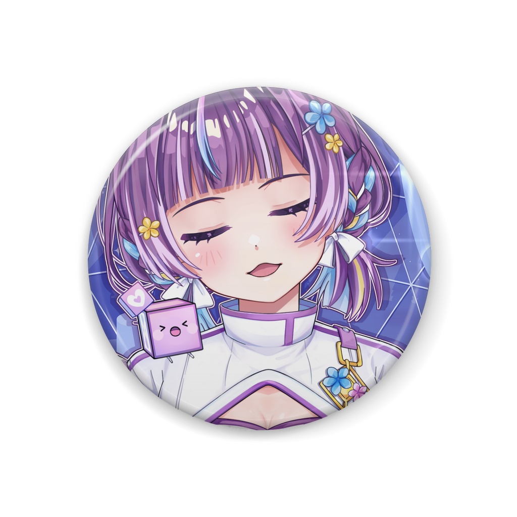 【揚げ塩】缶バッジ【44mm】