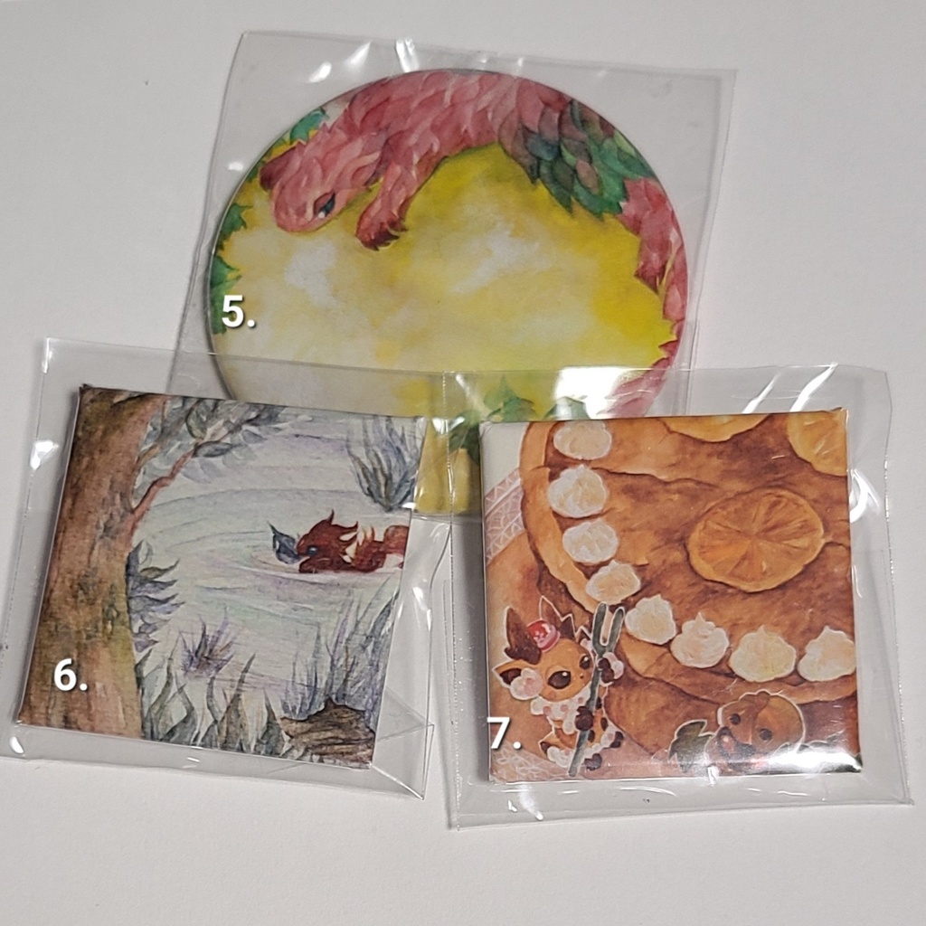 幻想&お菓鹿缶バッジ