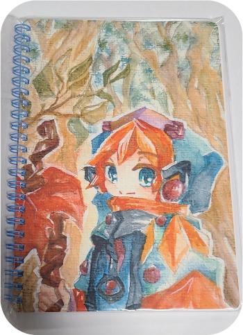 B5サイズノート『紅葉妖精』