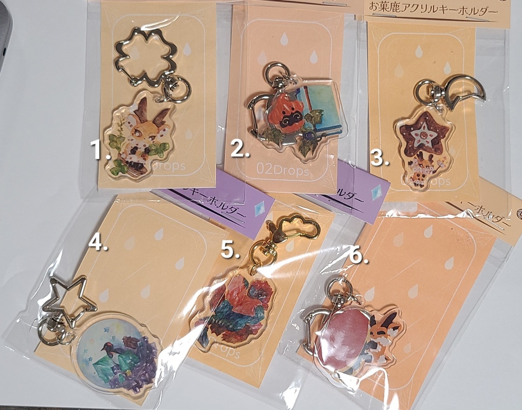 お菓鹿&幻想アクリルキーホルダー