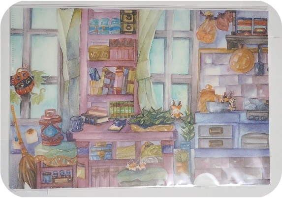 お菓鹿クリアファイル「ある工房のひととき」