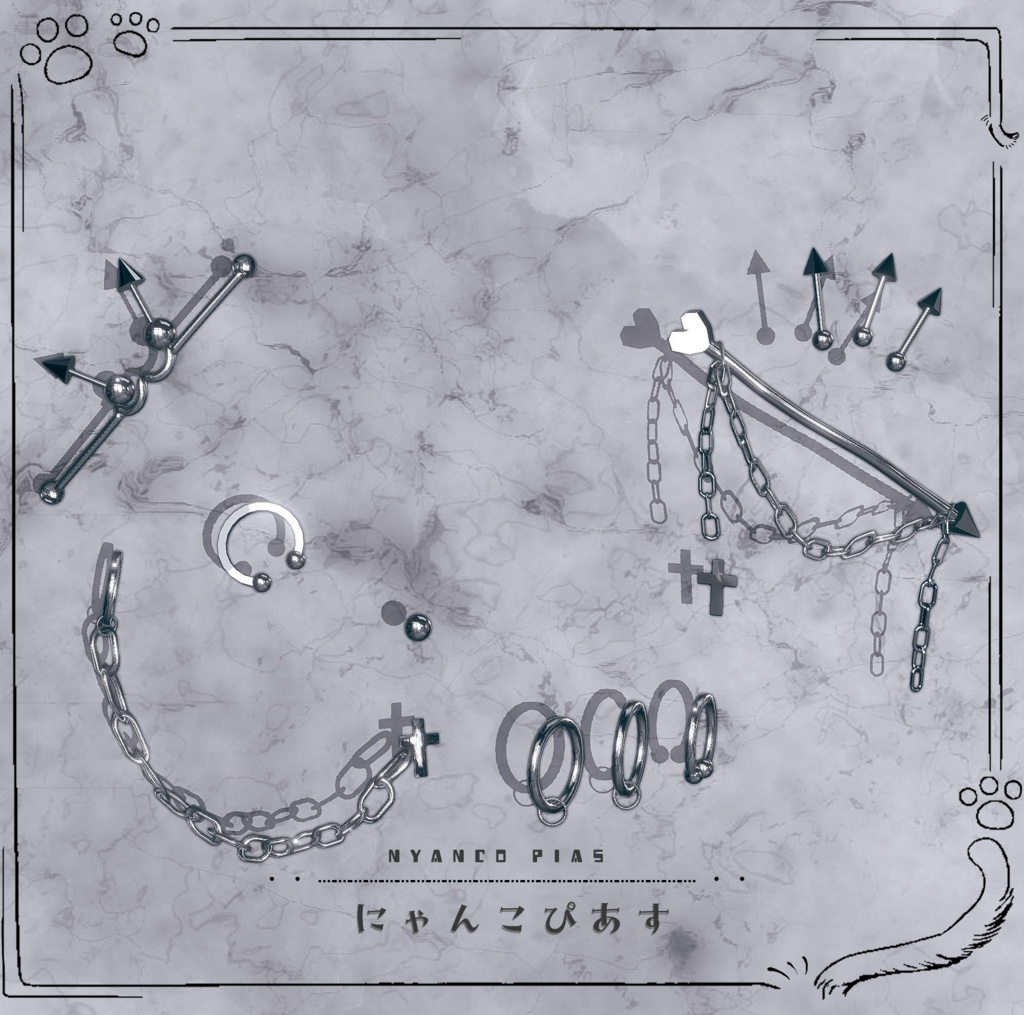 🐾にゃんこぴあす🐾　₊˚⊹ ₊12avatar対応˚⊹₊ ⋆