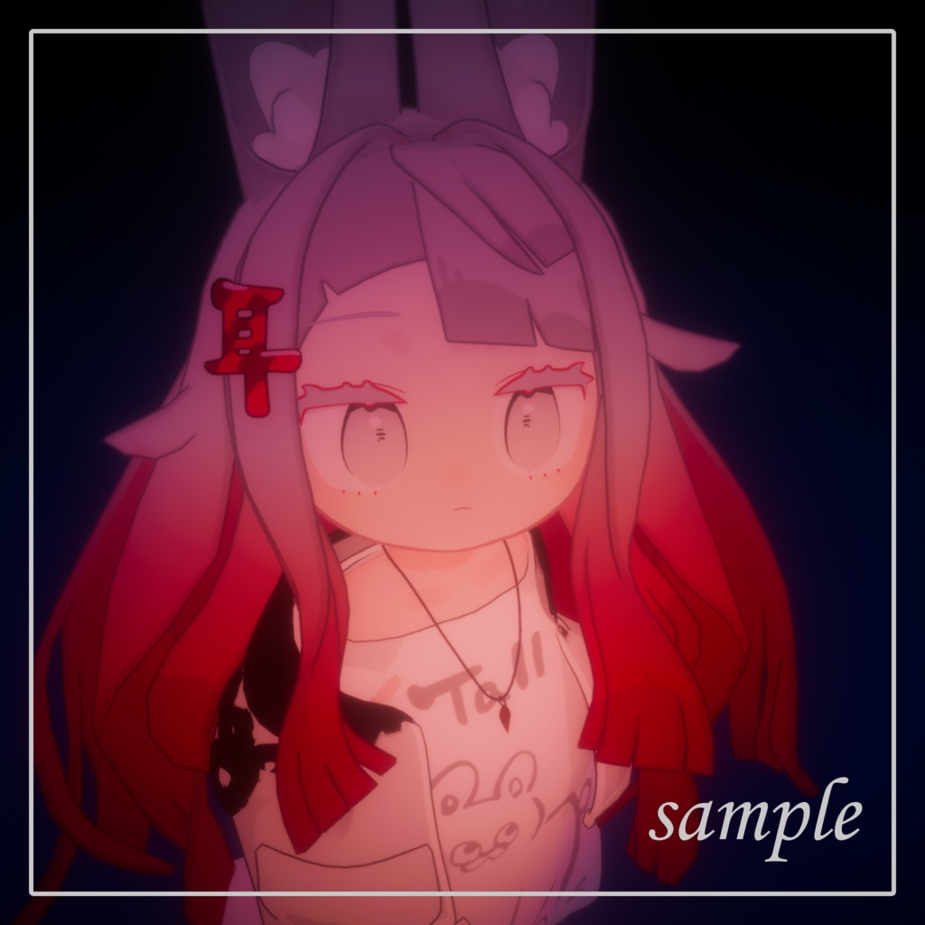 【複数アバター装着確認済み】Crystal Necklace【MA対応】