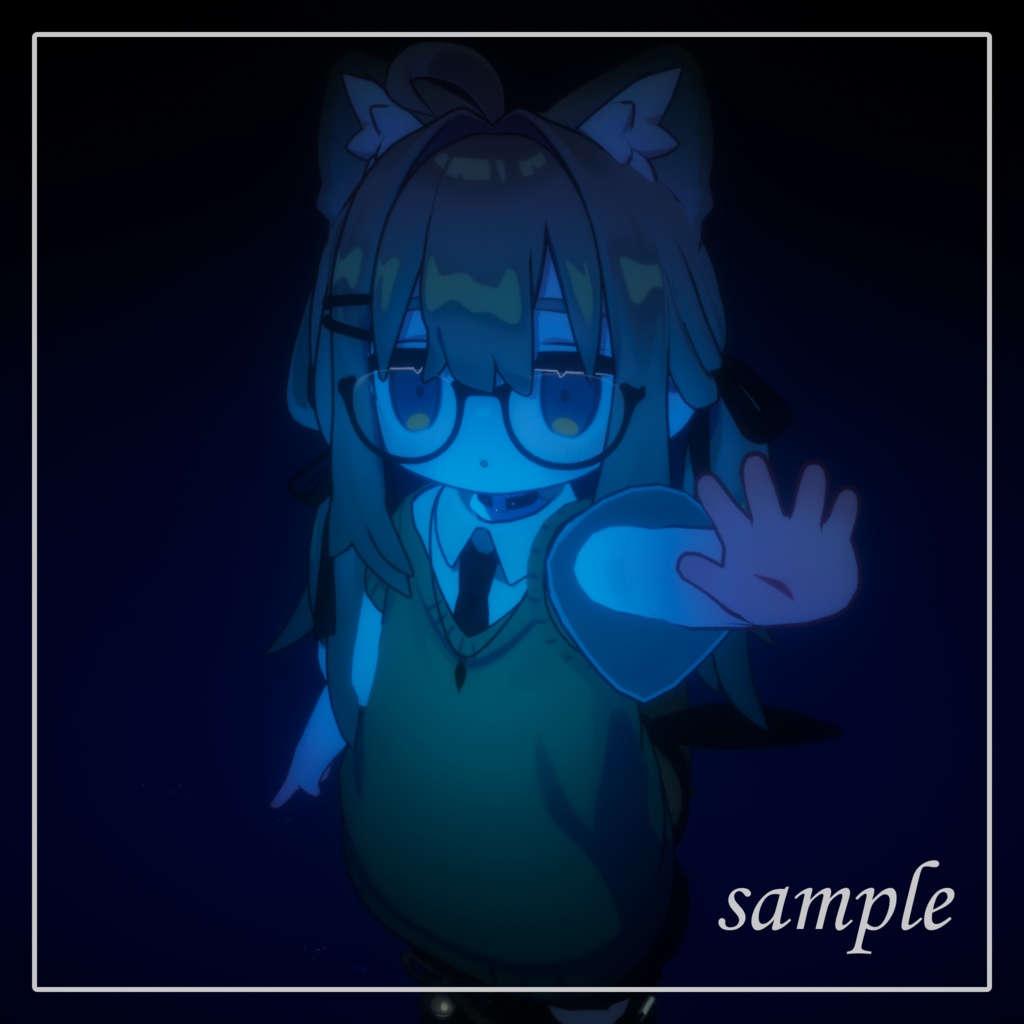 【複数アバター装着確認済み】Crystal Necklace【MA対応】