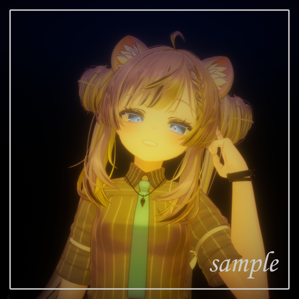 【複数アバター装着確認済み】Crystal Necklace【MA対応】