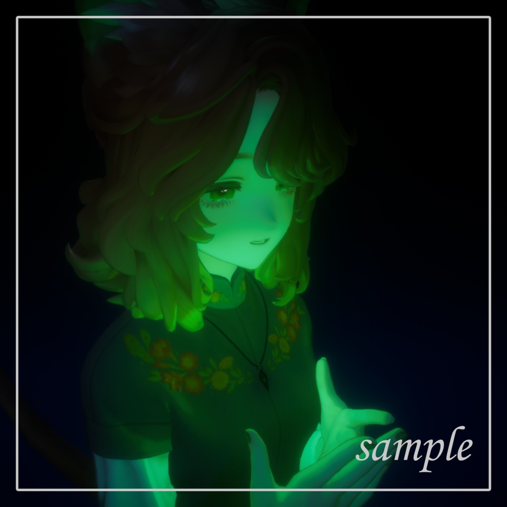 【複数アバター装着確認済み】Crystal Necklace【MA対応】