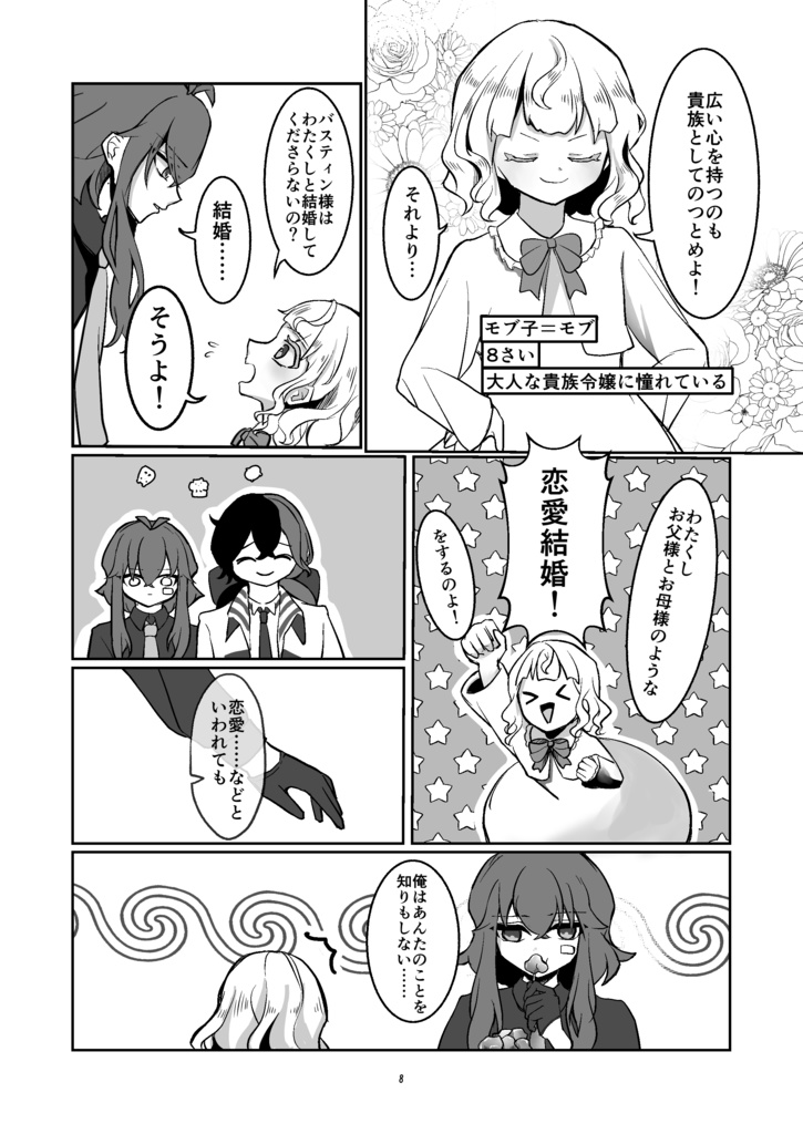 バスティンが貴族令嬢(8)に求婚される話