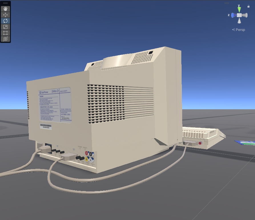 【3DModel】 Omega 500 - レトロコンピューター3Dプロップ/Retro Computer 3D Prop