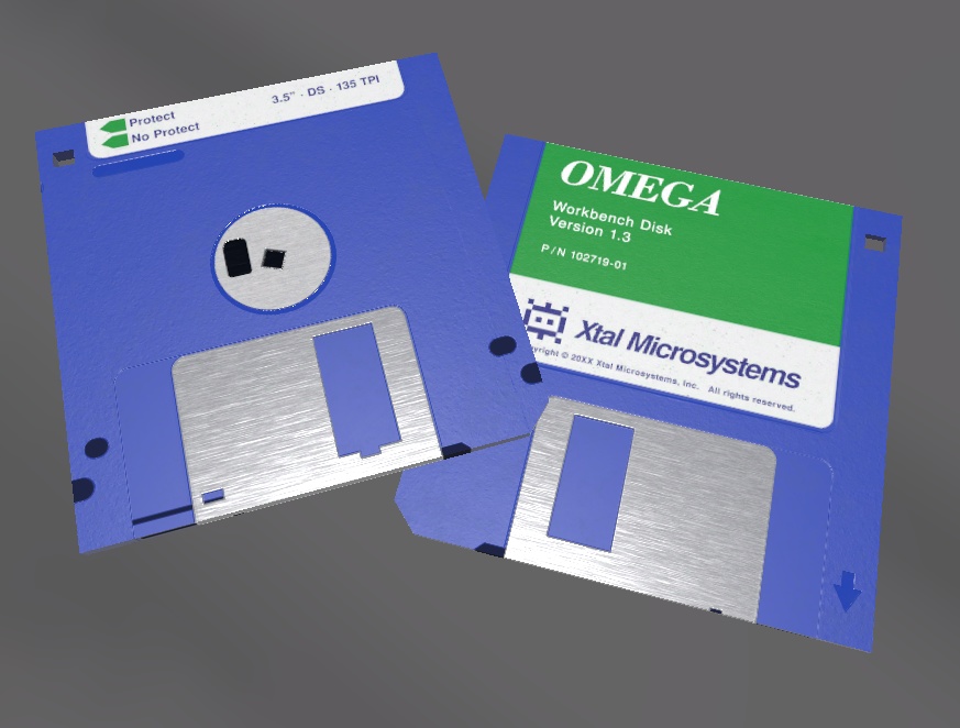 【3DModel】 Omega 500 - レトロコンピューター3Dプロップ/Retro Computer 3D Prop