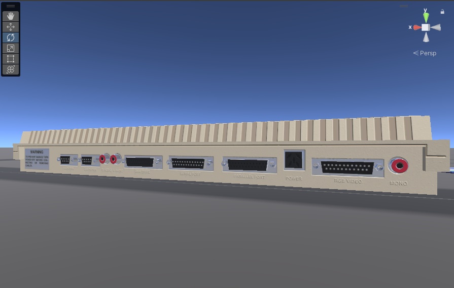 【3DModel】 Omega 500 - レトロコンピューター3Dプロップ/Retro Computer 3D Prop