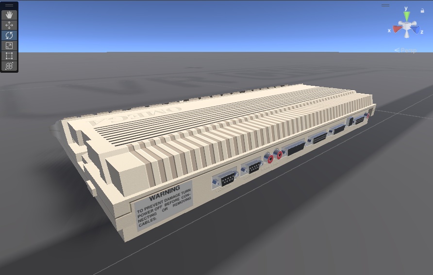 【3DModel】 Omega 500 - レトロコンピューター3Dプロップ/Retro Computer 3D Prop