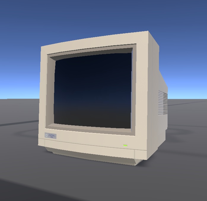 【3DModel】 Omega 500 - レトロコンピューター3Dプロップ/Retro Computer 3D Prop