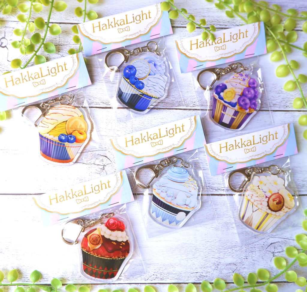 カップケーキアクリルキーホルダー