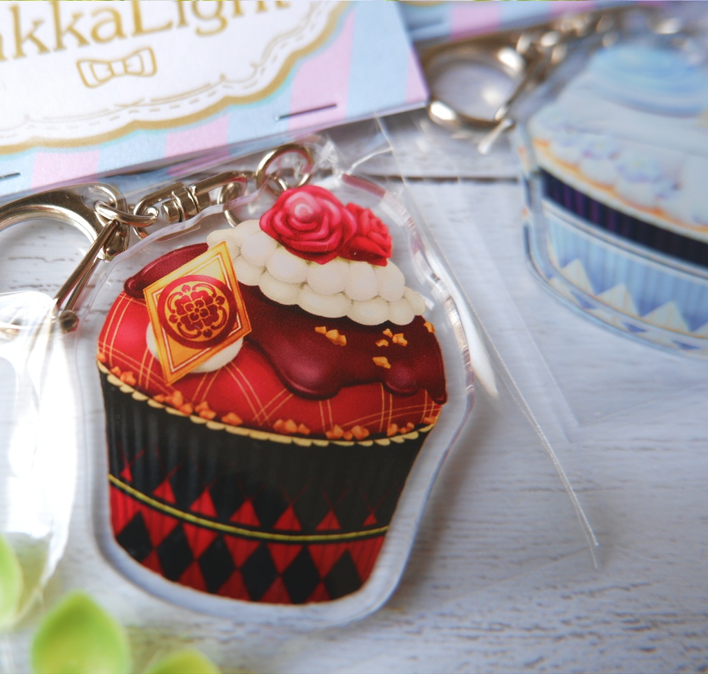 カップケーキアクリルキーホルダー