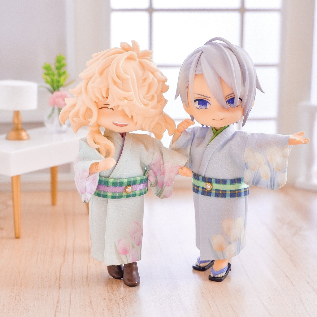 チューリップの着物セット