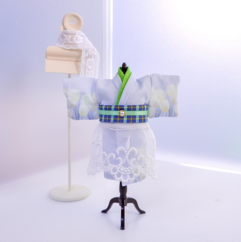 チューリップの着物セット