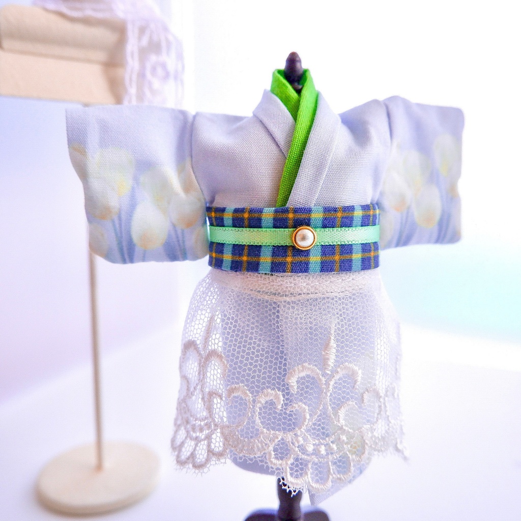 チューリップの着物セット