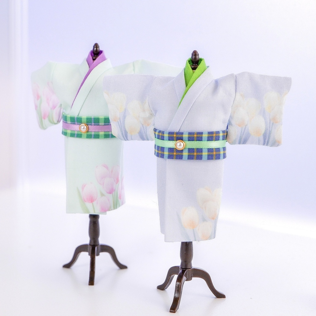 チューリップの着物セット