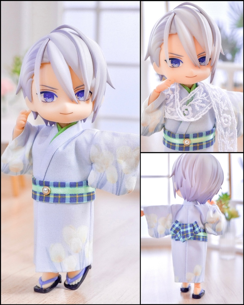 チューリップの着物セット