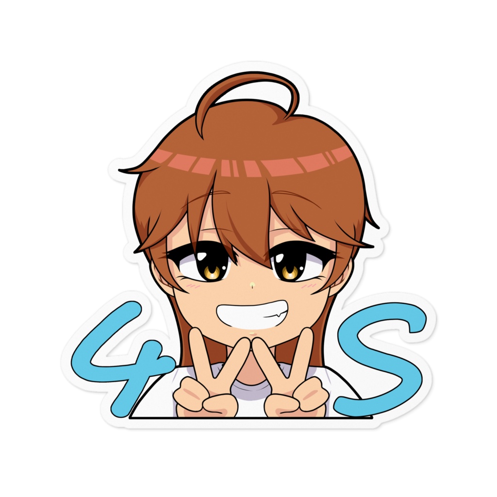 四輪操舵ステッカー