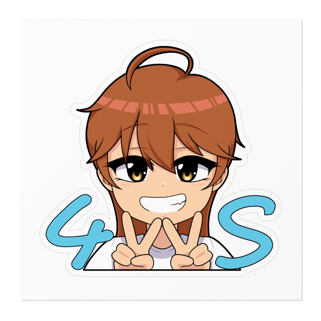 四輪操舵ステッカー