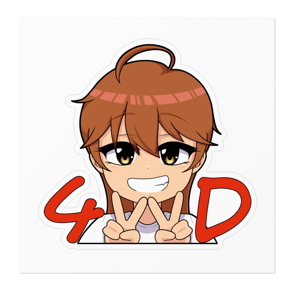 四輪駆動ステッカー