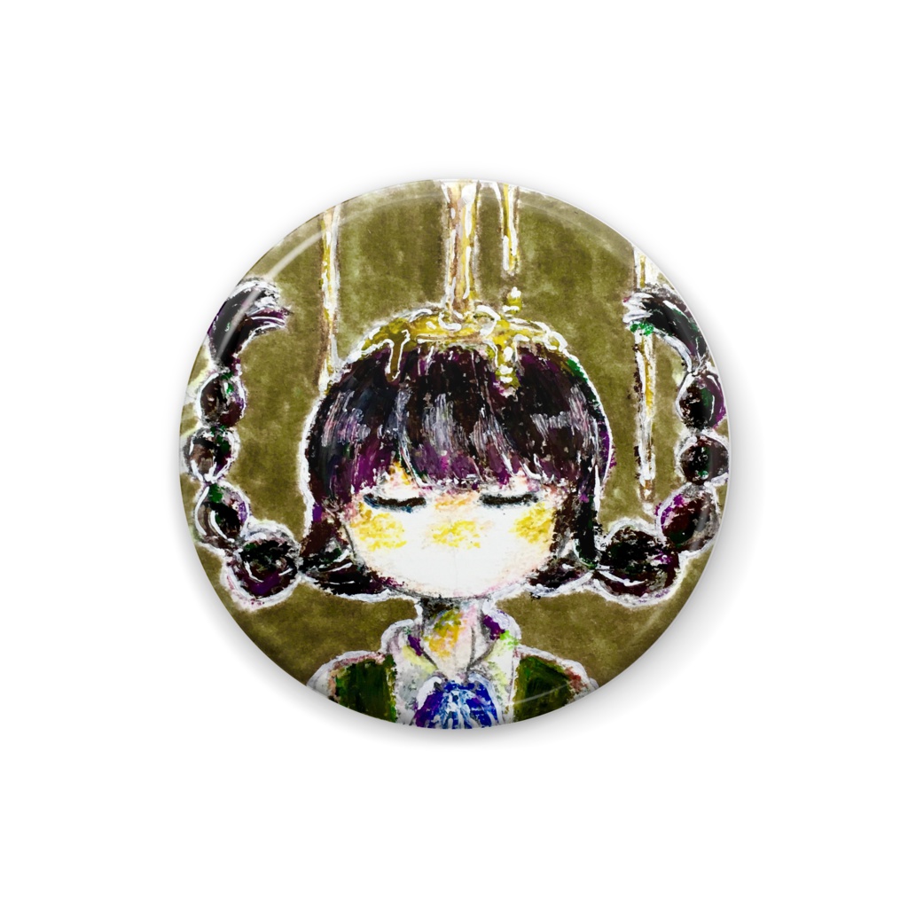 缶バッジ  ハチミツ