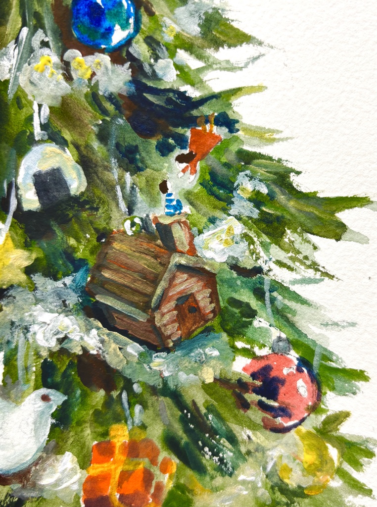 ミニ原画「会いに行く」