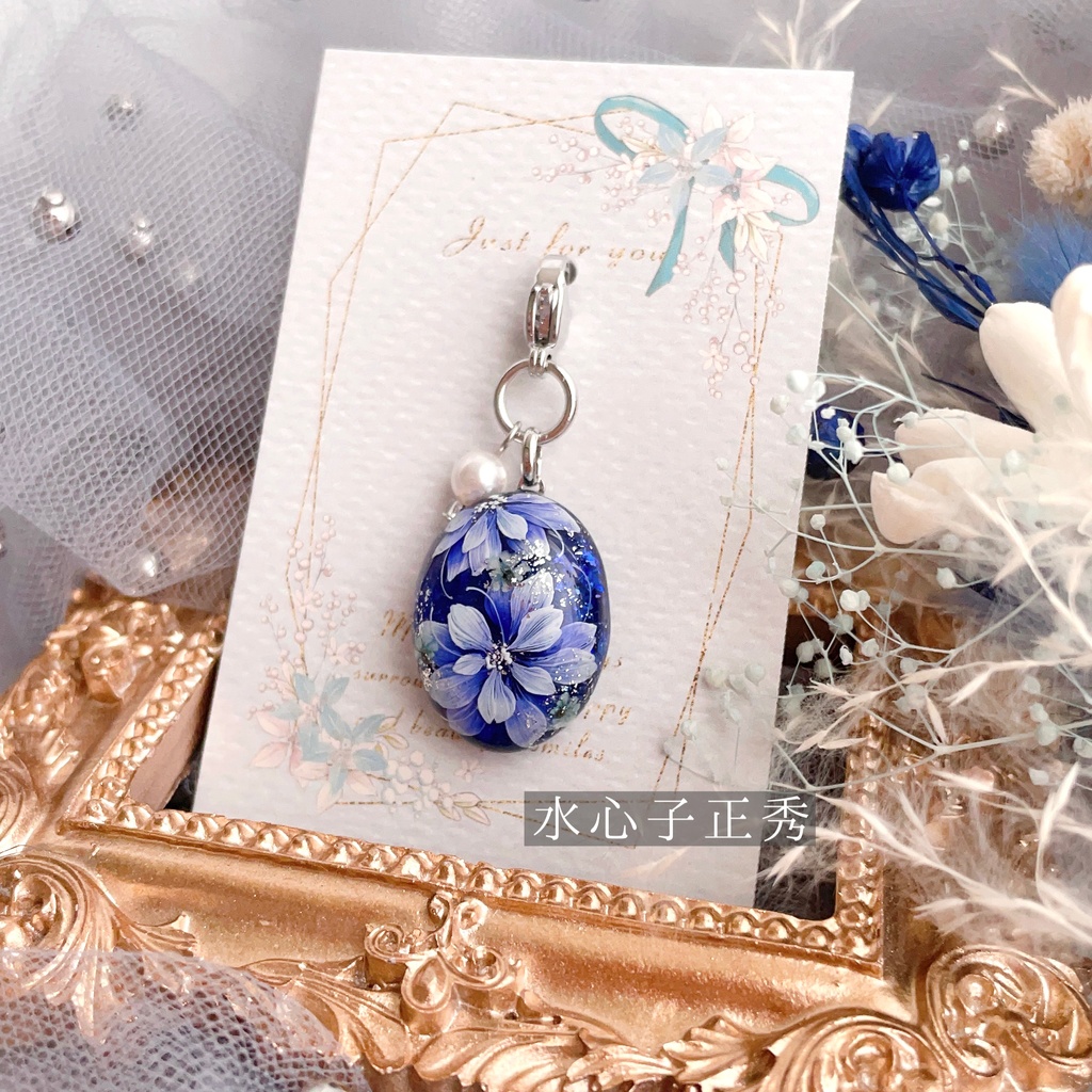 花加護の片耳飾り(イヤリング)