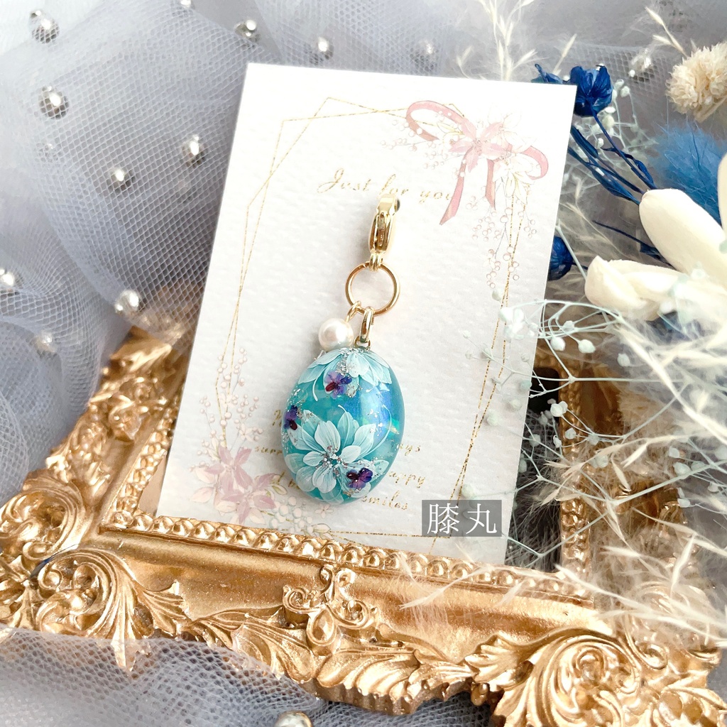 花加護の片耳飾り(ピアス)