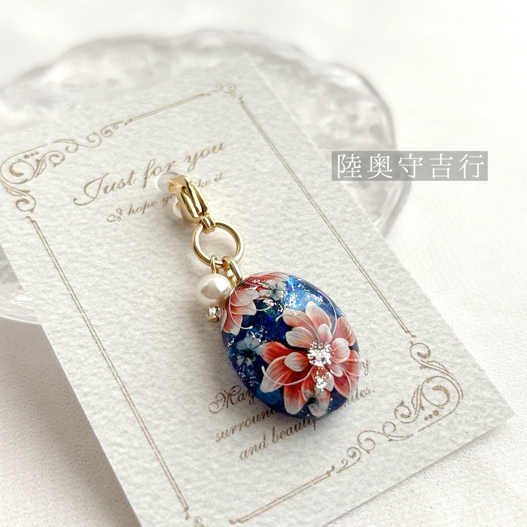 花加護の片耳飾り(ピアス)