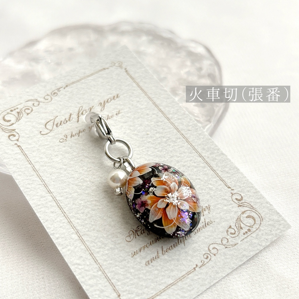 花加護の片耳飾り(ピアス)