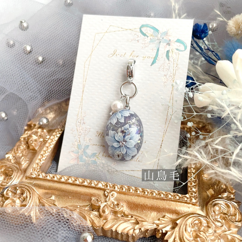 花加護の片耳飾り(ピアス)