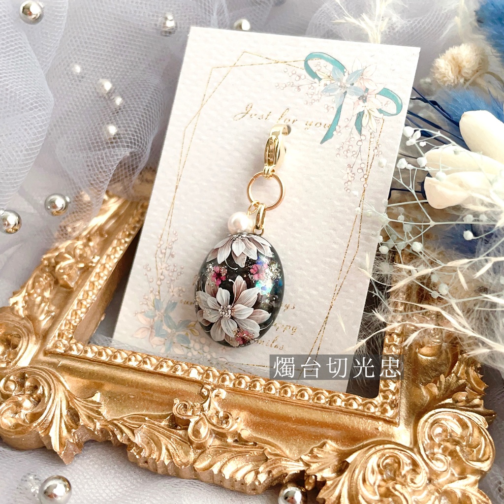 花加護の片耳飾り(ピアス)