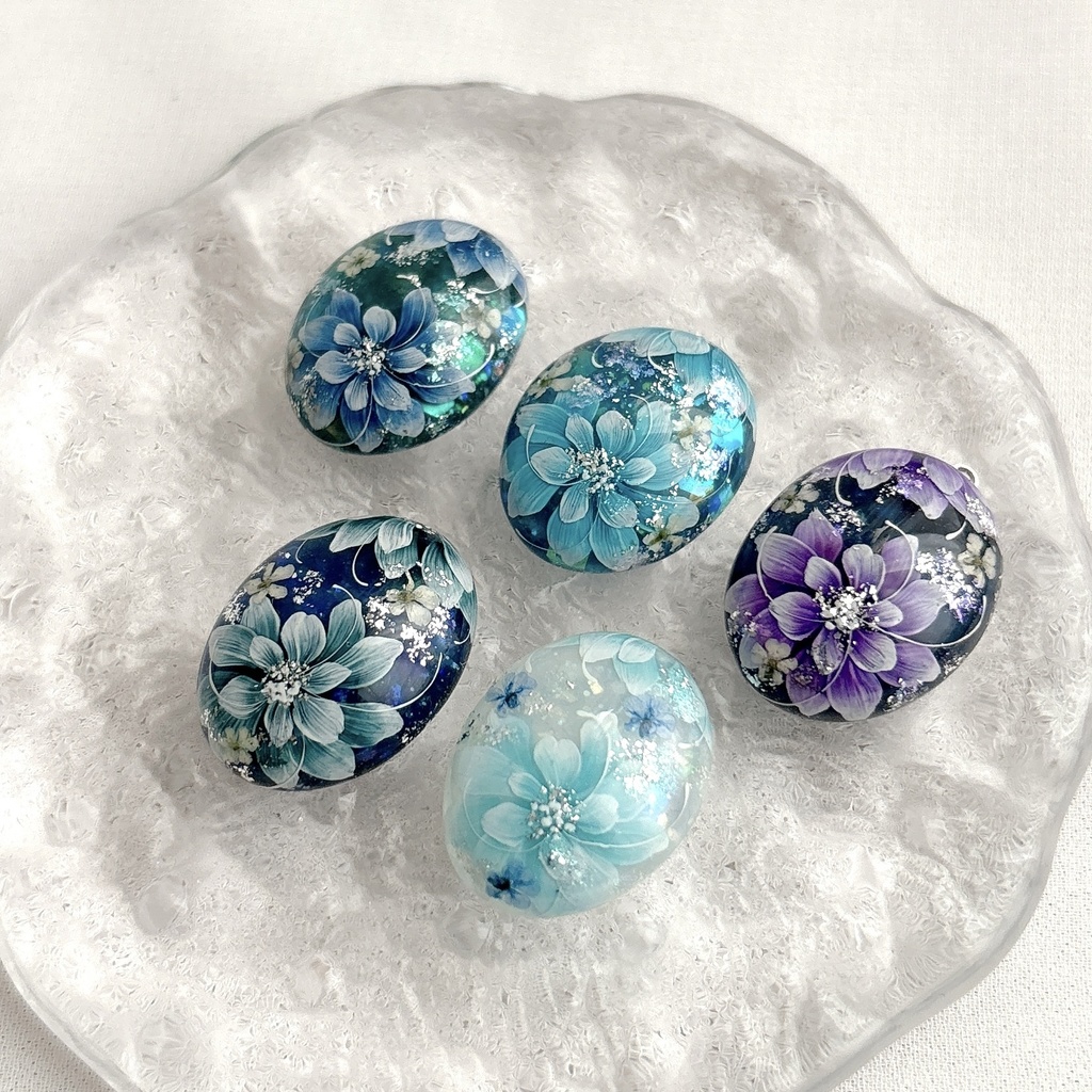 花加護の片耳飾り(ピアス)