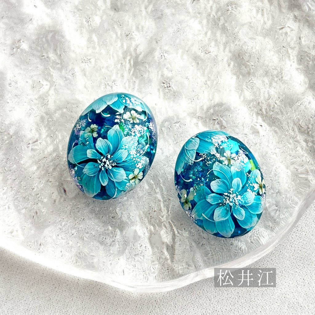 花加護の片耳飾り(ピアス)